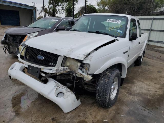 1FTYR44U42PA74898 - 2002 FORD RANGER SUP WHITE photo 2