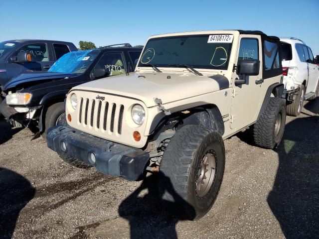 1J4AA2D18BL597667 - 2011 JEEP WRANGLER S TAN photo 2