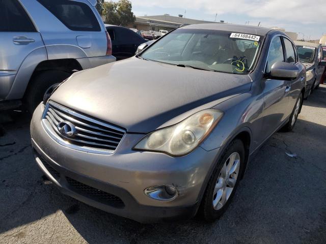 JN1AJ0HP2AM703518 - 2010 INFINITI EX35 BASE Մոխրագույն լուսանկար 2