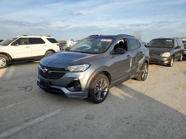 KL4MMESL9MB068862 - 2021 BUICK ENCORE GX GRAY photo 2