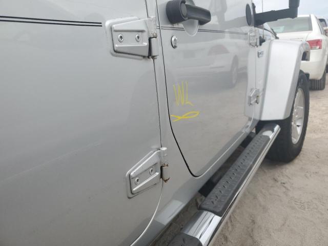 1J4GA59147L156386 - 2007 JEEP WRANGLER S SILVER photo 9