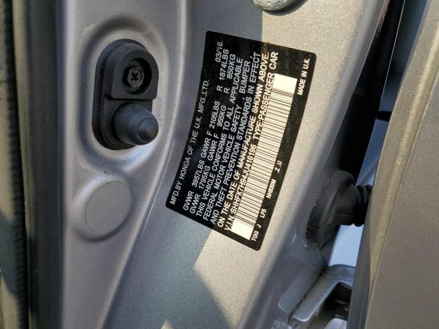 SHHFK7H94JU416196 - 2018 HONDA CIVIC SPOR 银色 照片 10