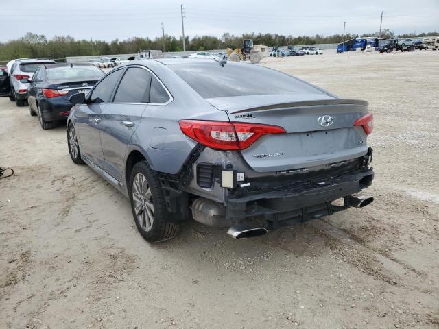 5NPE34AF3GH400686 - 2016 HYUNDAI SONATA SPO SILVER photo 3