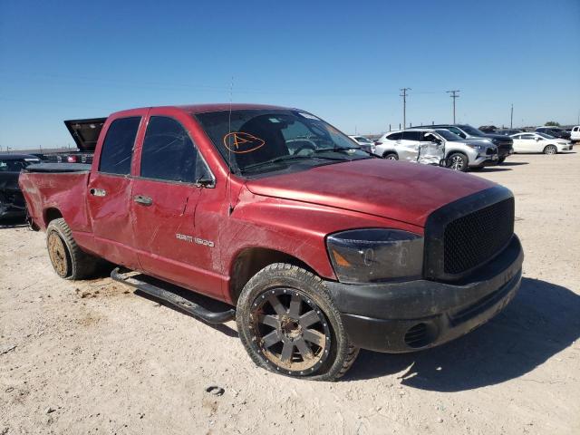 1D7HA18K77J502400 - 2007 DODGE RAM 1500 S BURGUNDY photo 1