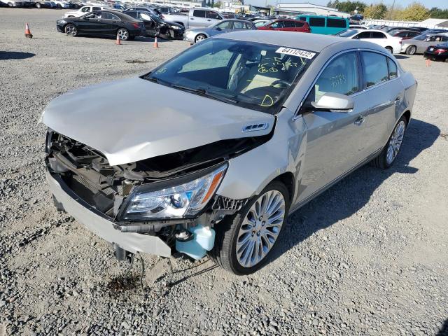1G4GF5G38EF245350 - 2014 BUICK LACROSSE T BEIGE photo 2