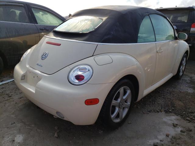 3VWCD31Y74M313926 - 2004 VOLKSWAGEN NEW BEETLE 米色 照片 4