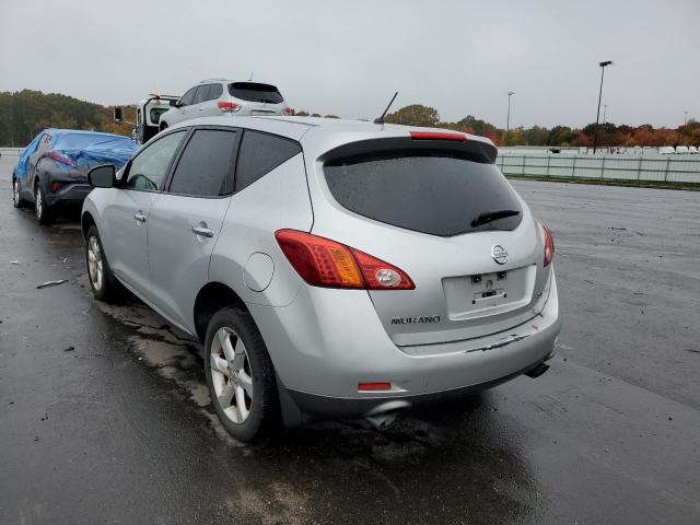 JN8AZ18W09W105869 - 2009 NISSAN MURANO SILVER photo 3