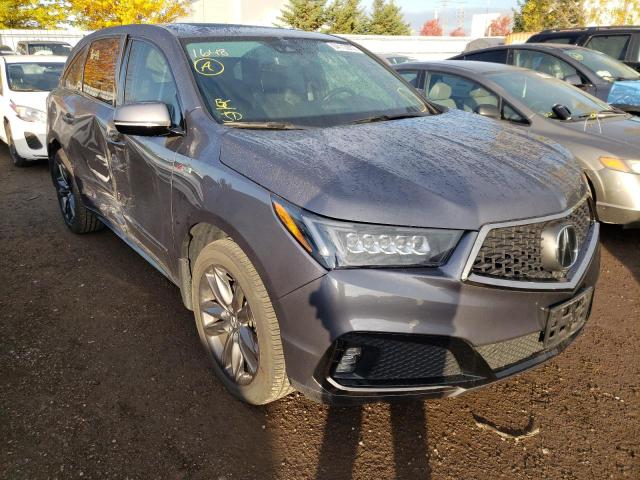 5J8YD4H02LL803559 - 2020 ACURA MDX A-SPEC GRAY photo 1