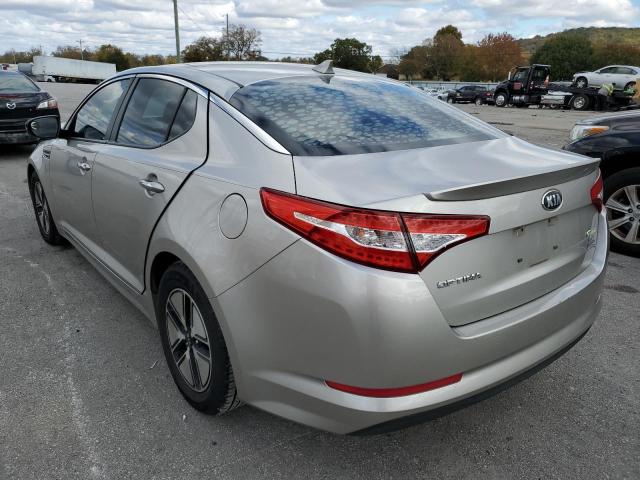 KNAGM4AD0C5027022 - 2012 KIA OPTIMA HYB SILVER photo 3