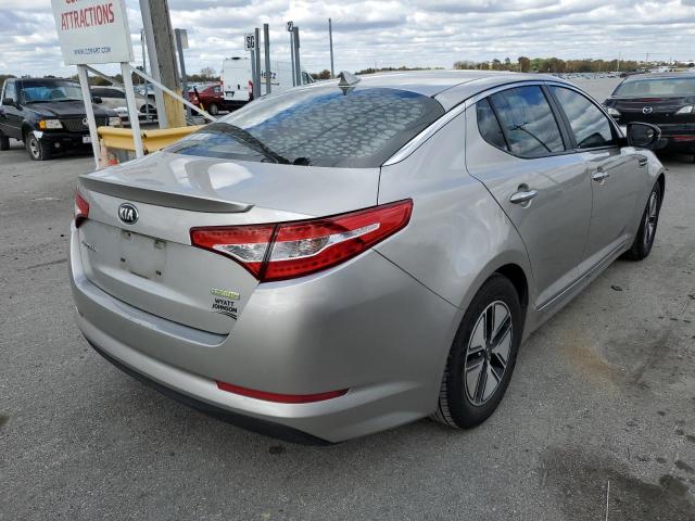 KNAGM4AD0C5027022 - 2012 KIA OPTIMA HYB SILVER photo 4