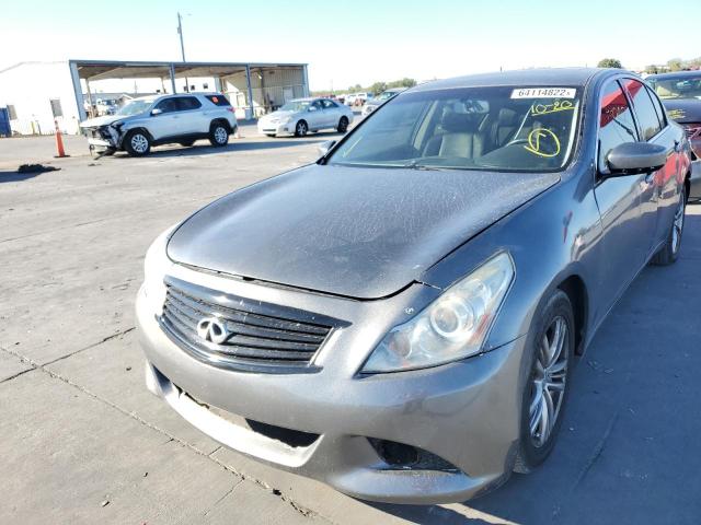 JN1CV6AR5DM357786 - 2013 INFINITI G37 GRAY photo 2