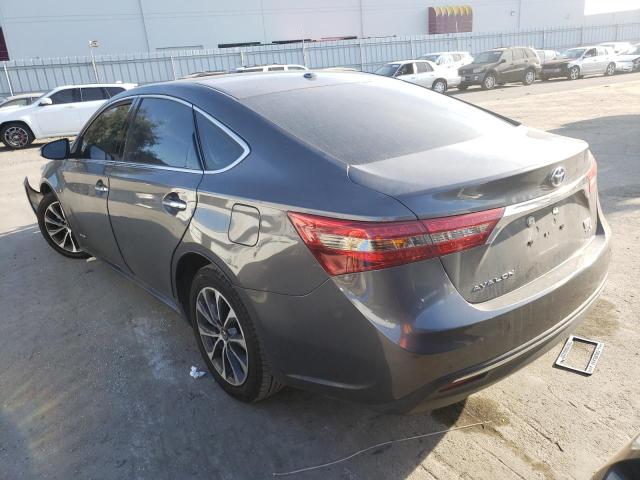 4T1BD1EB2JU060591 - 2018 TOYOTA AVALON HYB CHARCOAL photo 3