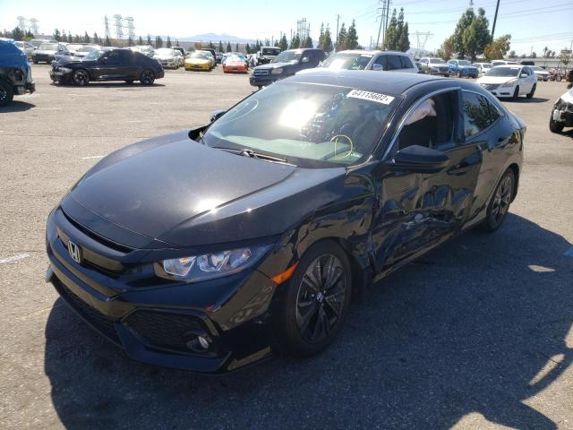 SHHFK7H72JU432637 - 2018 HONDA CIVIC EXL შავი ფოტო 2