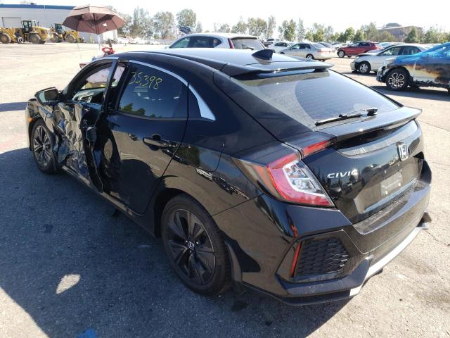 SHHFK7H72JU432637 - 2018 HONDA CIVIC EXL შავი ფოტო 3