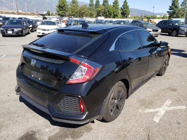 SHHFK7H72JU432637 - 2018 HONDA CIVIC EXL შავი ფოტო 4