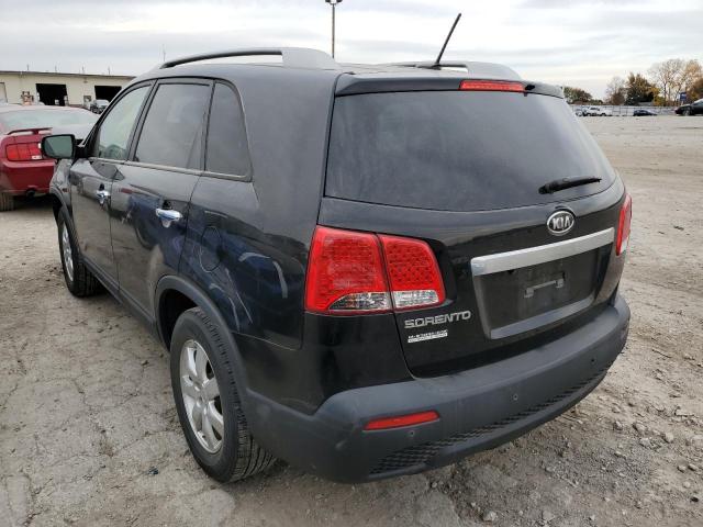 5XYKT4A12BG084110 - 2011 KIA SORENTO BA BLACK photo 3