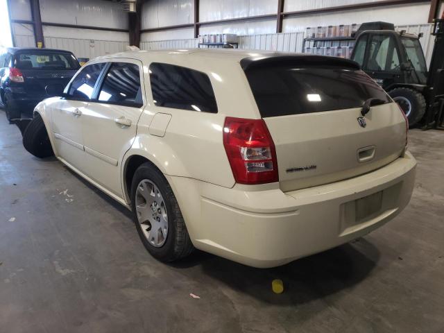 2D4FV48T25H549867 - 2005 DODGE MAGNUM SE WHITE photo 3