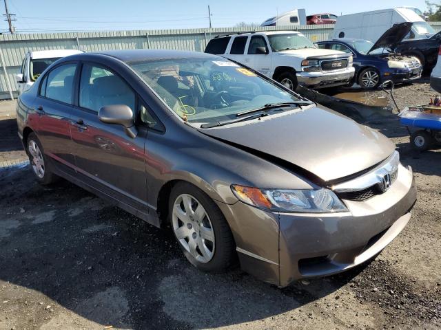 19XFA1F58BE046640 - 2011 HONDA CIVIC LX GRAY photo 1