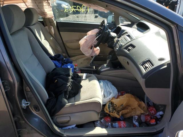 19XFA1F58BE046640 - 2011 HONDA CIVIC LX GRAY photo 5