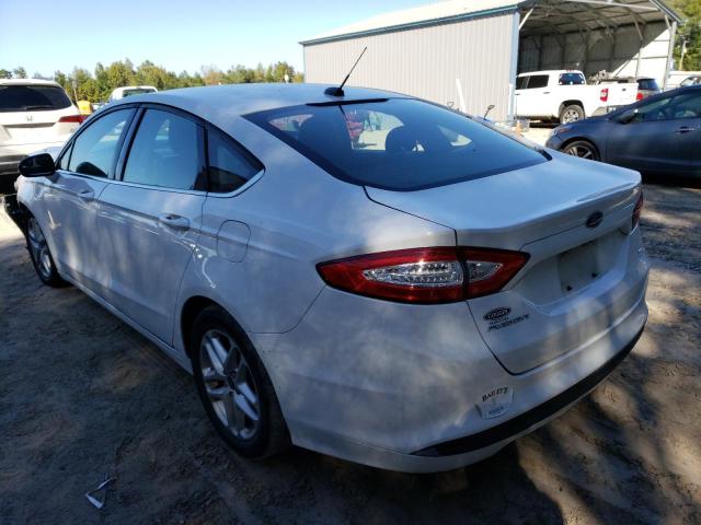 1FA6P0H76G5107192 - 2016 FORD FUSION SE WHITE photo 3