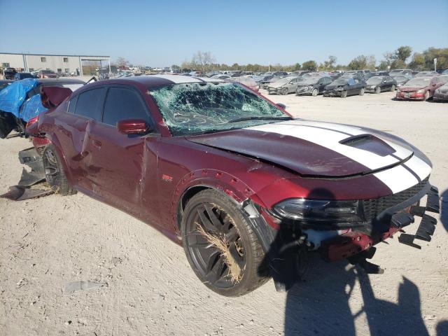 2C3CDXGJ5LH199298 - 2020 DODGE CHARGER SC MAROON photo 1