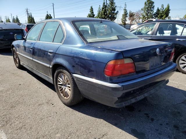 WBAGF8322WDL57476 - 1998 BMW 740 I AUTO BLUE photo 3