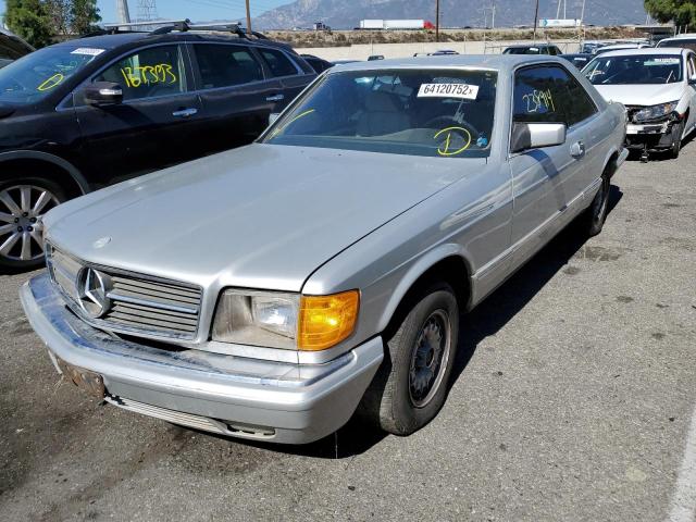 WDBCA43A3DB008107 - 1983 MERCEDES-BENZ 380 SEC SILVER photo 2