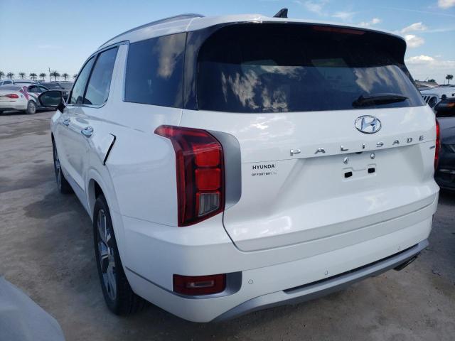 KM8R5DHE4MU239772 - 2021 HYUNDAI PALISADE L WHITE photo 3