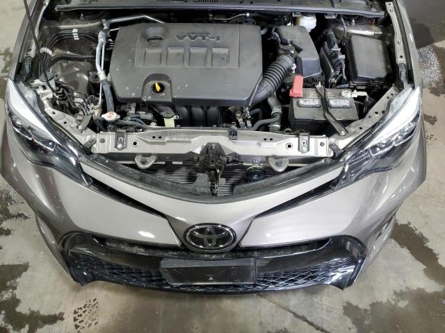 2T1BURHE1HC817058 - 2017 TOYOTA COROLLA SE BROWN photo 7