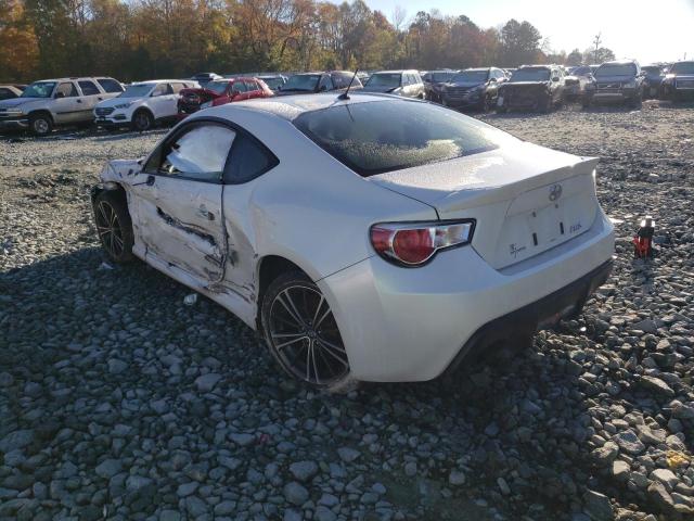 JF1ZNAA10D2718461 - 2013 TOYOTA SCION FR-S WHITE photo 3
