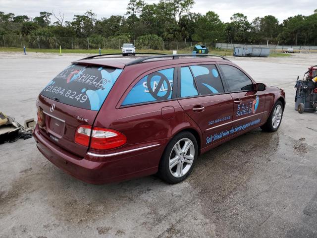 WDBUH83JX4X119084 - 2004 MERCEDES-BENZ E 500 4MAT BURGUNDY photo 4