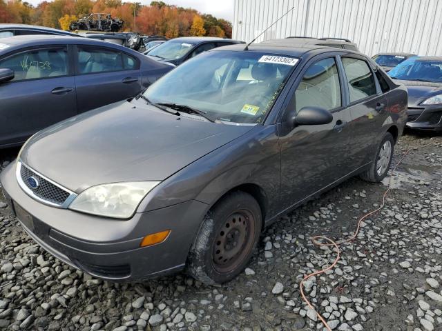 1FAHP34N97W227089 - 2007 FORD FOCUS ZX4 GRAY photo 2