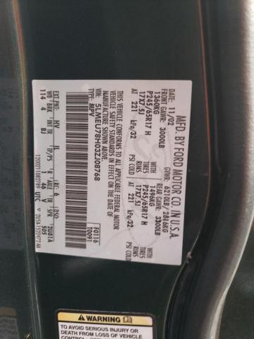 5LMEU78H03ZJ08768 - 2003 LINCOLN AVIATOR 绿色 照片 10