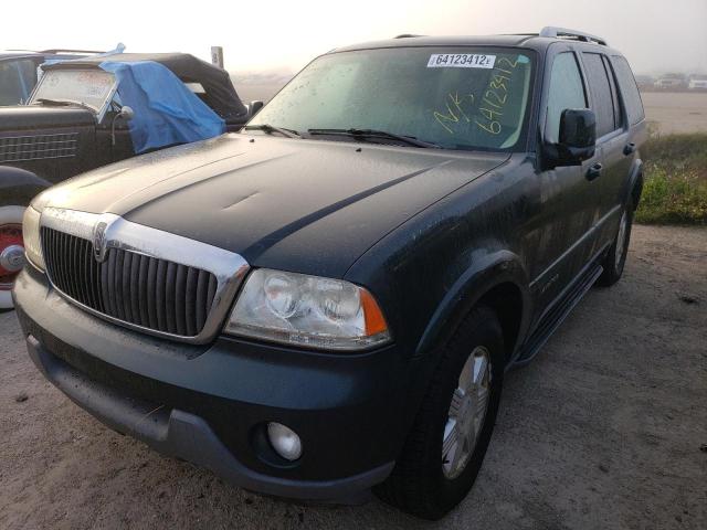 5LMEU78H03ZJ08768 - 2003 LINCOLN AVIATOR 绿色 照片 2