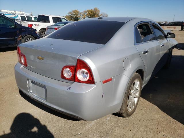 1G1ZE5E14BF358671 - 2011 CHEVROLET MALIBU LTZ ვერცხლისფერი ფოტო 4