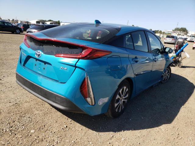 JTDKAMFP7M3168126 - 2021 TOYOTA PRIUS PRIM Blau Foto 4
