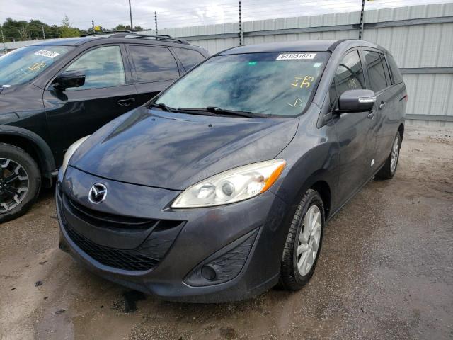 JM1CW2BL7F0178785 - 2015 MAZDA 5 SPORT GRAY photo 2