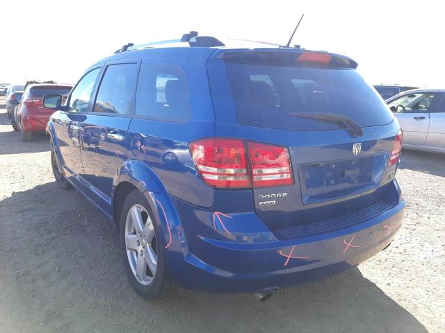 3D4GH67V09T549129 - 2009 DODGE JOURNEY R/ BLUE photo 3