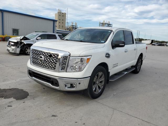 1N6AA1E67HN542678 - 2017 NISSAN TITAN SV WHITE photo 2