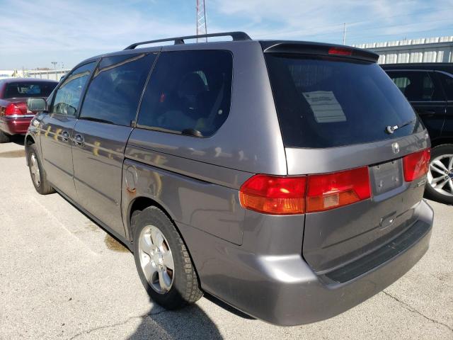 2HKRL1860YH530450 - 2000 HONDA ODYSSEY EX GRAY photo 3