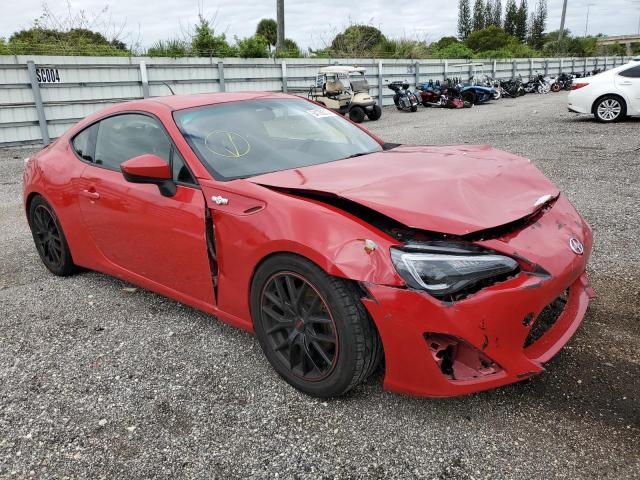 JF1ZNAA13E9704952 - 2014 TOYOTA SCION FR-S RED photo 1