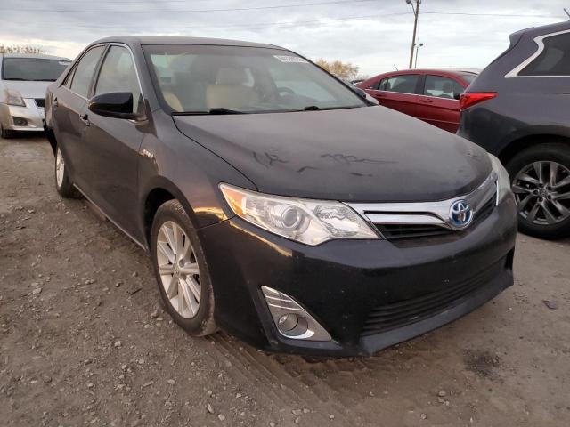 4T1BD1FK1CU056128 - 2012 TOYOTA CAMRY HYBR CHARCOAL photo 1