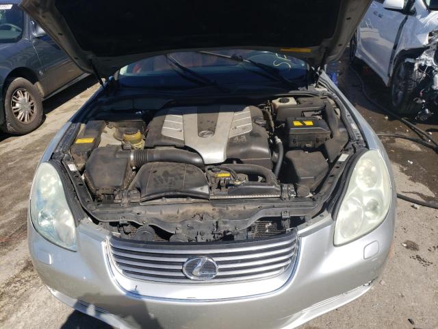 JTHFN48Y540055156 - 2004 LEXUS SC 430 SILVER photo 7