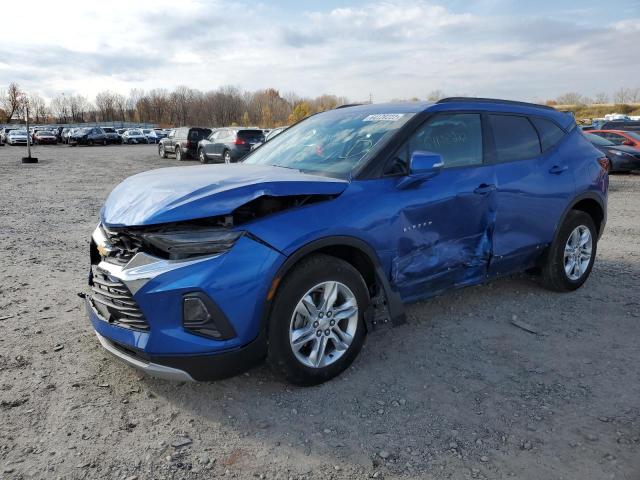 3GNKBGRS2KS601140 - 2019 CHEVROLET BLAZER 2LT BLUE photo 2