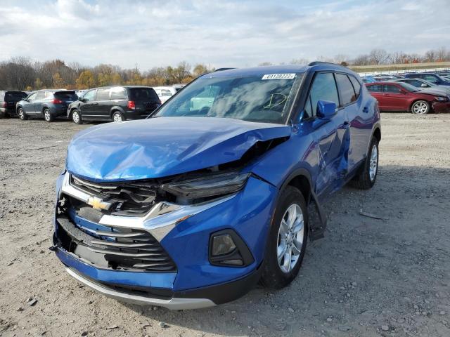 3GNKBGRS2KS601140 - 2019 CHEVROLET BLAZER 2LT BLUE photo 9