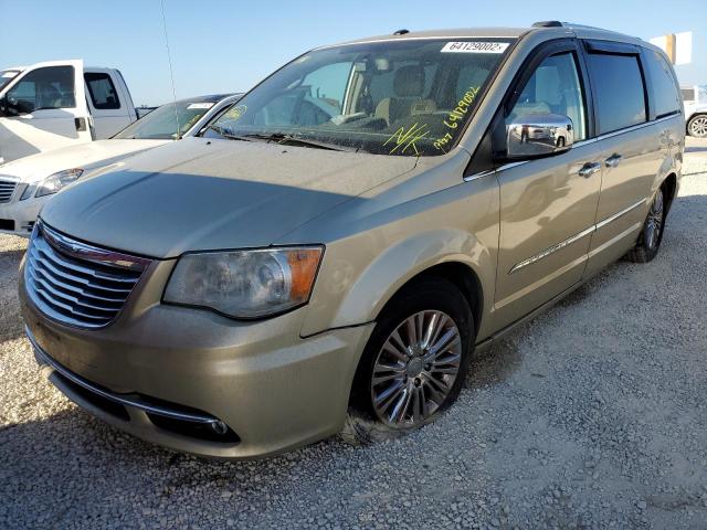 2A4RR6DG3BR614809 - 2011 CHRYSLER TOWN & COU TAN photo 2