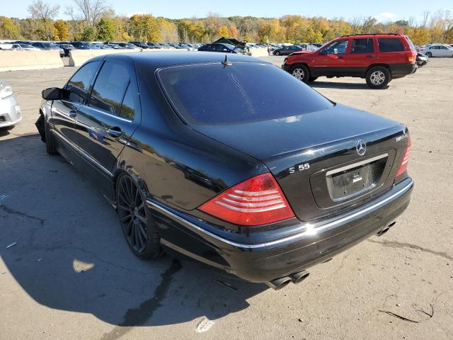 WDBNG74J56A474282 - 2006 MERCEDES-BENZ S 55 AMG BLACK photo 3