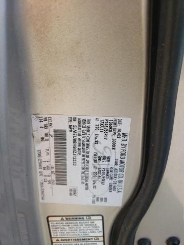 5LMEU88H84ZJ13353 - 2004 LINCOLN AVIATOR 银色 照片 10