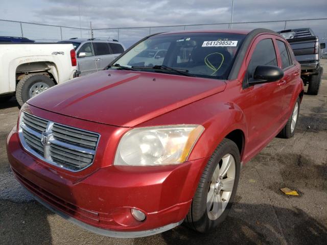 1B3CB3HA5AD581819 - 2010 DODGE CALIBER RED photo 2