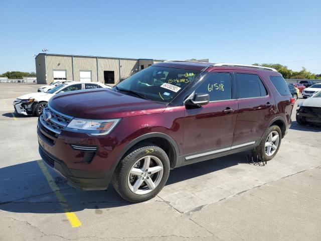 1FM5K7DH0JGB78343 - 2018 FORD EXPLORER X BURGUNDY photo 2